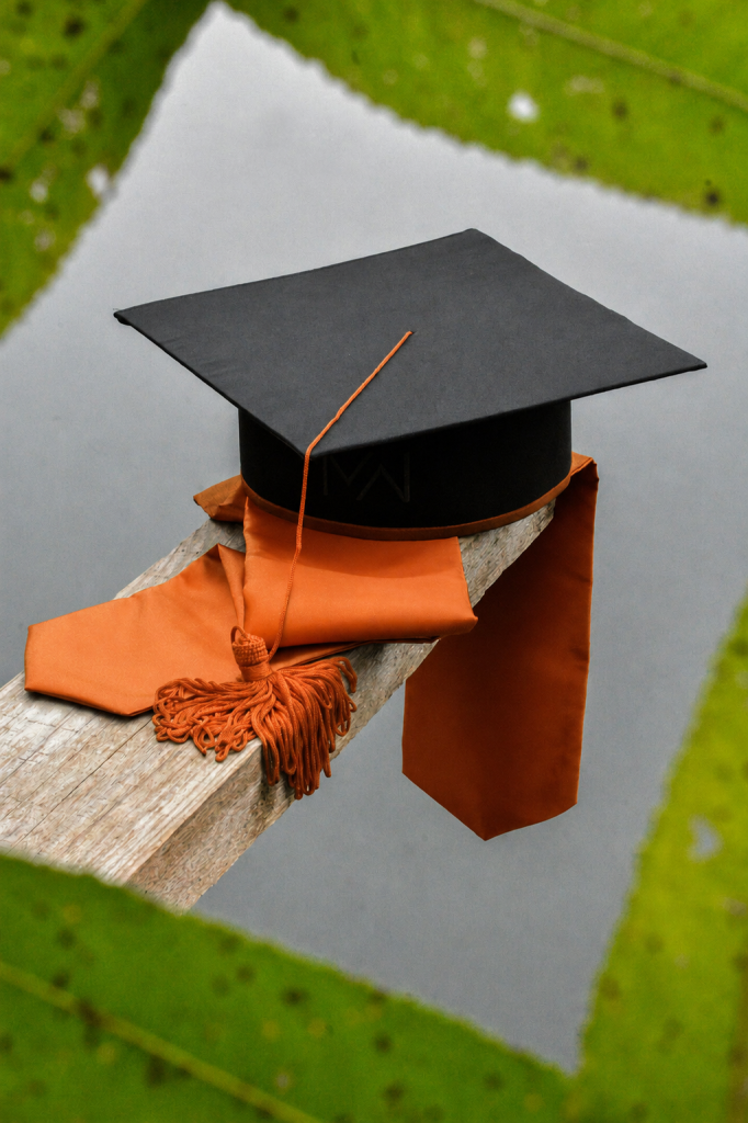Graduation cap symbolizing achievement, growth, and preparing for a meaningful life after work